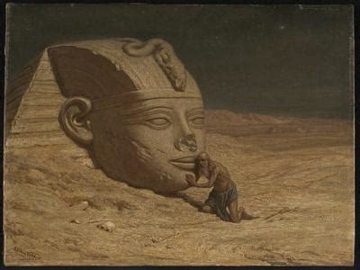 The Questioner Of The Sphinx Oil On Canvas Giclee Print Elihu