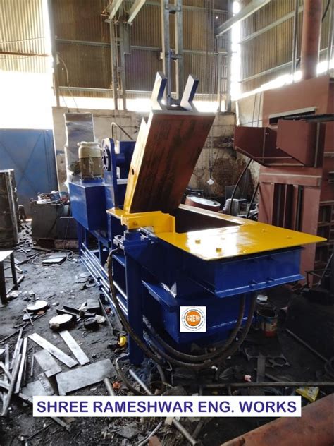 Mild Steel Hydraulic Double Action Scrap Baling Machine Auto Door