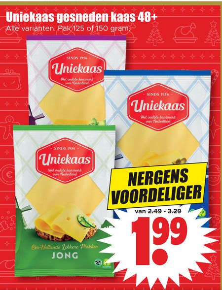 Uniekaas Kaasplakken Folder Aanbieding Bij Dirk Details