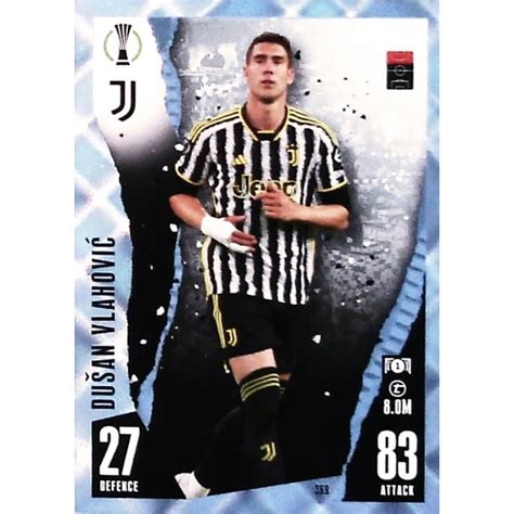 Offer Soccer Cards Du An Vlahovi Juventus Crystal Topps Match Attax