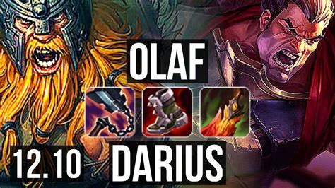 OLAF Vs DARIUS TOP 9 0 3 75 Winrate Legendary EUW Master 12