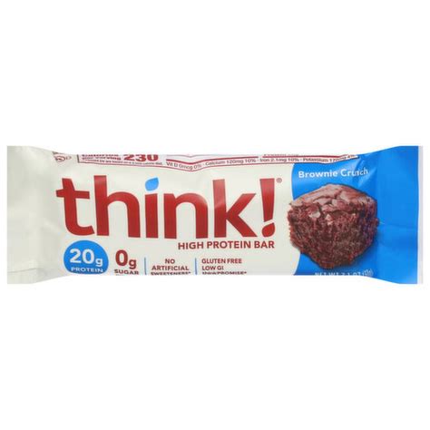 Think High Protein Bar Brownie Crunch Brookshires