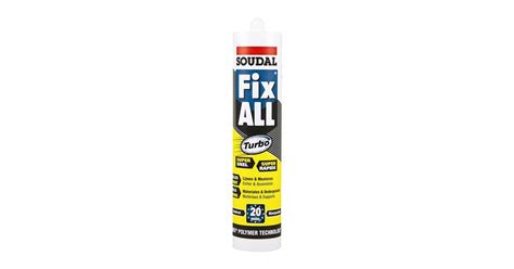 Fix All Turbo Soudal Cart290ml Blanc Descobe