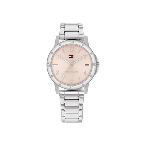 Reloj Tommy Hilfiger Ni A Comuni N Plateado Y Rosado Anal Gico