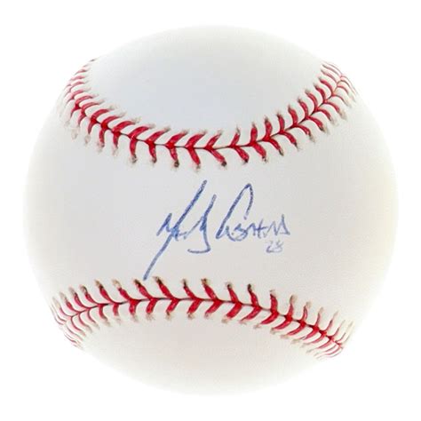 Melky Cabrera New York Yankees Signed Oml Baseball Jsa Mcs With Ball