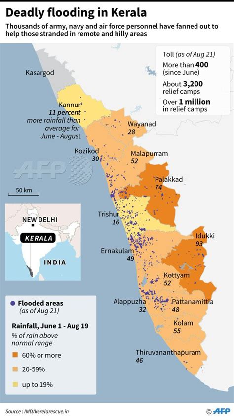 Flood Map Of Kerala Maps Kerala State Disaster Management Authority