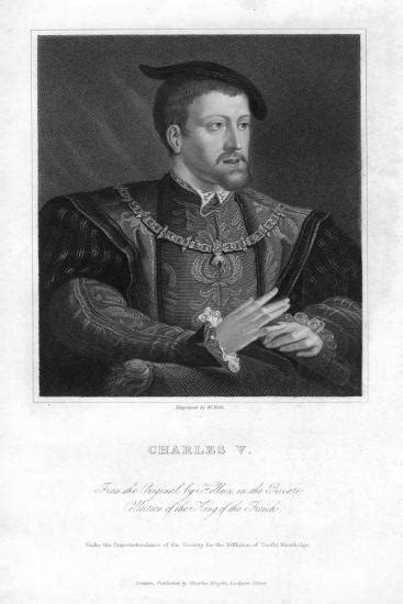 Charles V Holy Roman Emperor Giclee Print W Holl