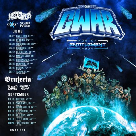 Gwar Announce Two New Us Tour Legs