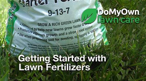 Getting Started With Lawn Fertilizers Lawn Care Tips DoMyOwn