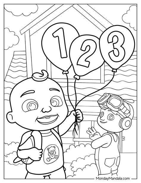 22 CoComelon Coloring Pages (Free PDF Printables) en 2024 | Animaux