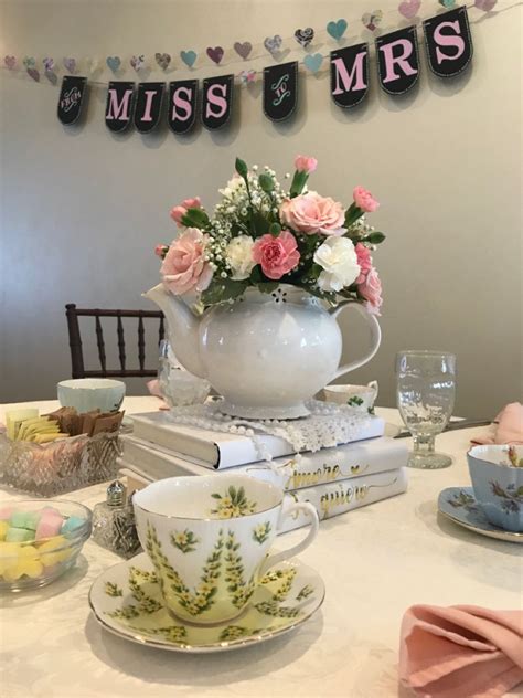 Diy Tea Party Tea Party Table Bridal Tea Party Tea Party Wedding