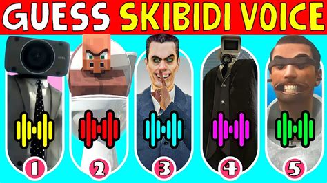 Guess Skibidi Toilet Voice YouTube