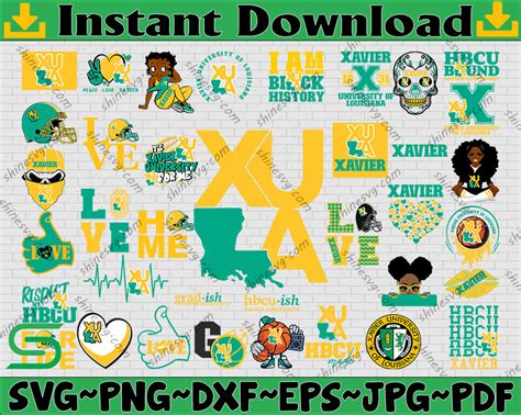 Bundle Files Xavier University Football Team Svg Xavier Inspire