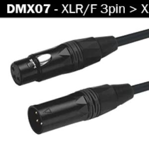 Xlrm To Xlrf Dmx Audio Cable Ofc Wire And Copper