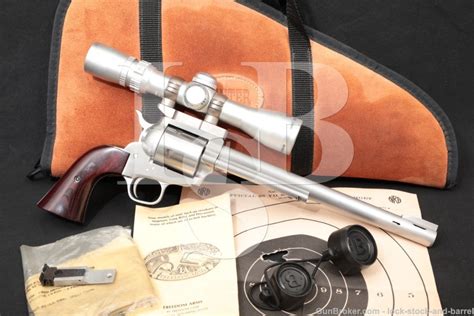 Freedom Arms Model 83 Stainless 10″ 454 Casull Single Action Revolver Lock Stock And Barrel