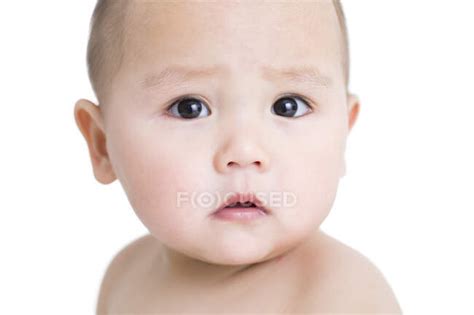 Cute Chinese baby boy — growth, 9 12 months - Stock Photo | #424367586