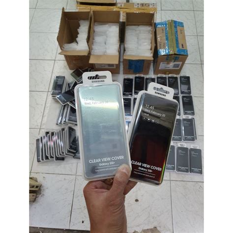 Bao da Clear View samsung Galaxy S10 S10 S20 S20 Ultra Shopee Việt Nam