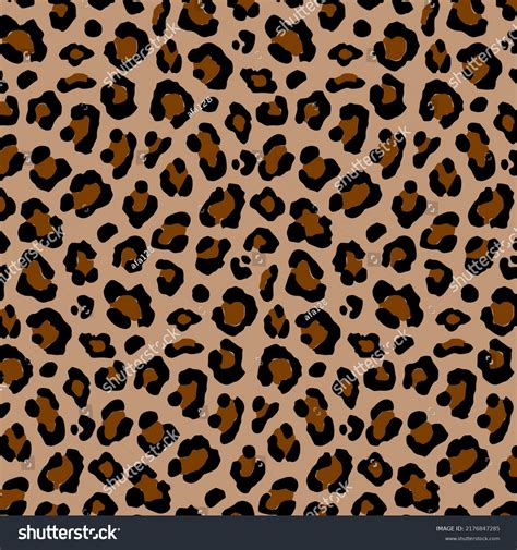 Colored Background Leopard Spotsvector Seamless Pattern Stock Vector ...