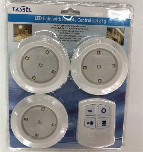 LED LIGHT WITH REMOTE CONTROL SET OF 3 – Supply Haven