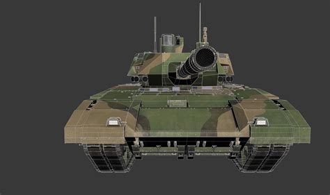 T Armata Rosyjski Czo G Podstawowy Mbt Game Ready Model Pbr Model D