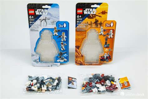 Lego Star Wars 40557 Hoth Rebels And 40558 Clone Troopers Minifigure Accessory Pack Tbb Review 2