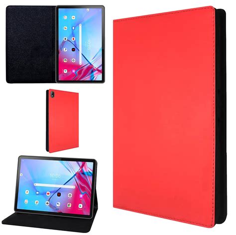 Tgk Leather Stand Flip Case Cover For Lenovo Tab P G Fhd Inch