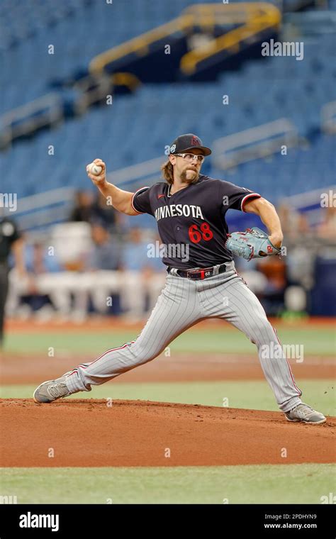 March 14 2023 St Petersburg Fl Usa Minnesota Twins Pitcher Randy