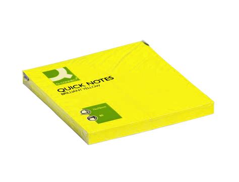 Jofra Workplace Solutions Bloco De Notas Adesivas Q Connect Amarelo