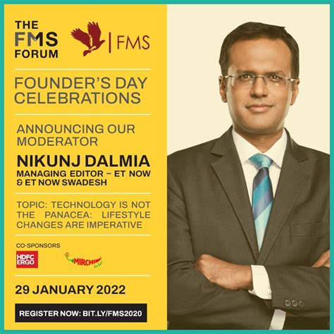 FMS Delhi On Twitter Delighted To Announce That Nikunj Dalmia