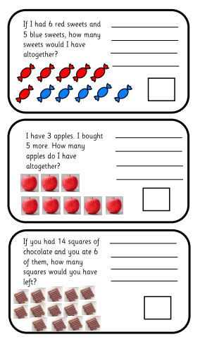 Year 1 Addition And Subtraction Word Problems Teaching Resources