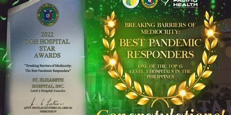 DOH Star Awards 2022 – St. Elizabeth Hospital, Inc.