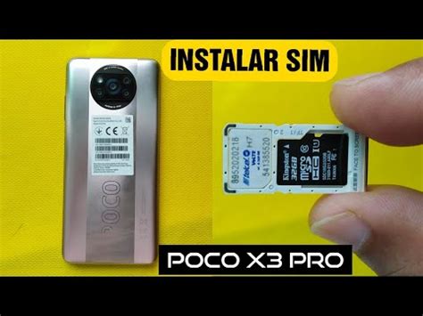 Como Poner Tarjeta Sim Y Micro SD En Xiaomi Poco X3 Pro YouTube