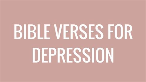 Bible Verses For Depression Christian Meditation Youtube