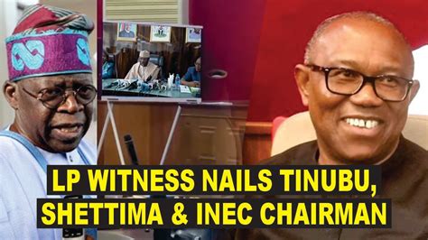 Peter Obi Witness Testifies Against Tinubu Inec Chairman And Others