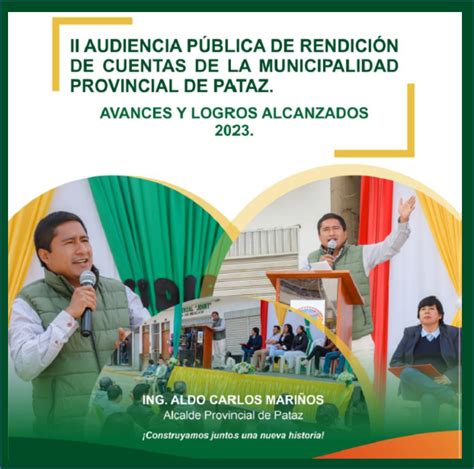 Ii Audiencia Pública De Rendición De Cuentas De La Mpp Campañas Municipalidad Provincial De