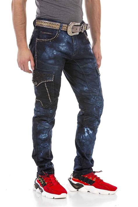 Spodnie męskie Cipo and Baxx CD677 Odzież męska Spodnie Jeans