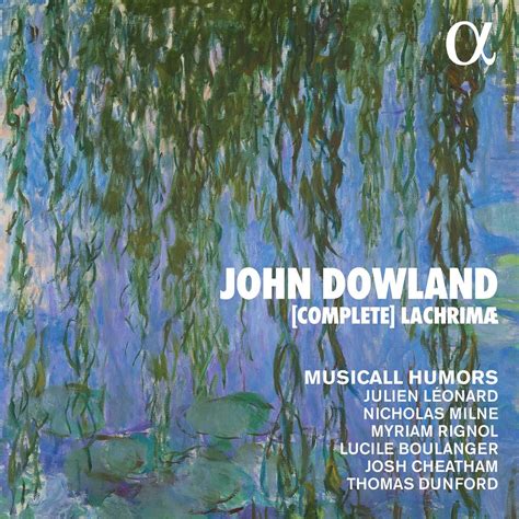 John Dowland Lachrimae Lachrimae Or Seaven Teares Cd Jpc