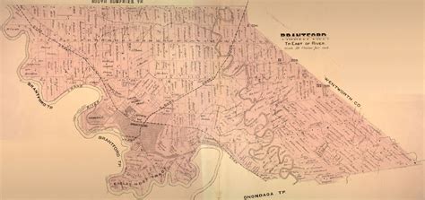 Brant County map, undated :: Canadian Industrial Heritage Centre (CIHC)