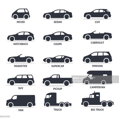 Vehicle Icons And Names