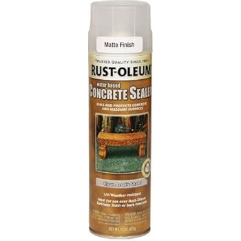 Amazon Rust Oleum 247167 Concrete Sealer Spray Matte Clear 15