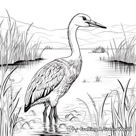 Blue Heron Coloring Pages Free Printable