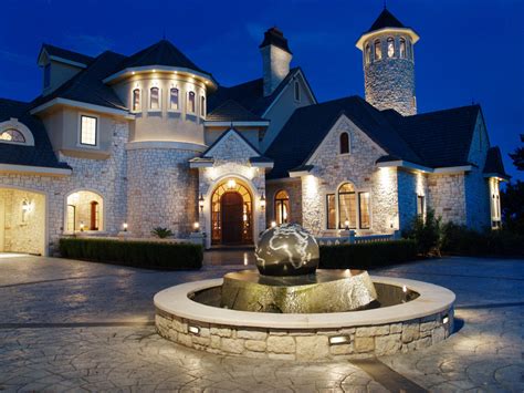 Waterfront "Castle" on Lake Travis - Mediterranean - Exterior - Austin ...