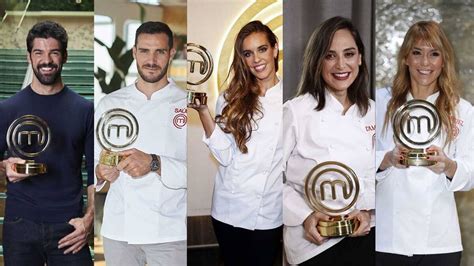 Masterchef Celebrity 6 ¿quiénes Han Sido Todos Los Ganadores De Masterchef Celebrity España