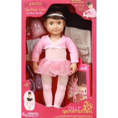 Our Generation Deluxe Sydney Lee With Book Doll Playset Pink 3 Years