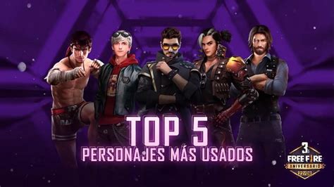 Melhores Personagens Do Free Fire Garena Divulga O Top 5 Free Fire Mania