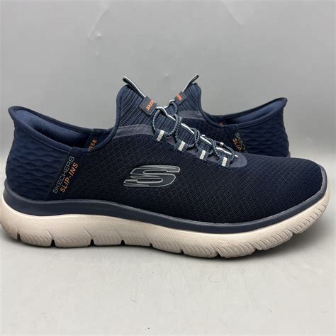 Skechers Slip Ins Summits High Range Blue Shoes Mens Gem