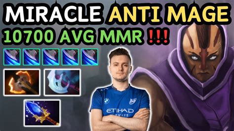 MIRACLE ANTI MAGE Hard Carry 7 35d 200 IQ Mana Void 10700 AVG MMR