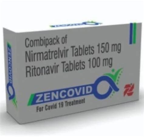 Nirmatrelvir Tablets And Ritonavir Tablets 150 Mg 100 Mg At Rs 10000