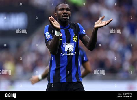 Milano Italy Th Sep Marcus Thuram Of Fc Internazionale