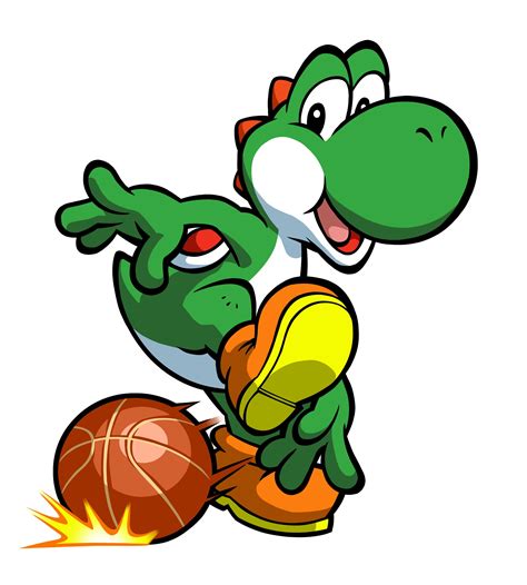 Mario Hoops 3 On 3 Ds Character And Course Artwork